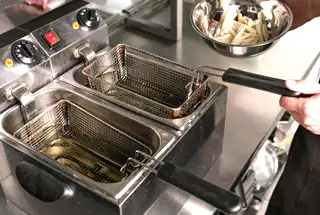 Fryers purchased with a franchise financing loan